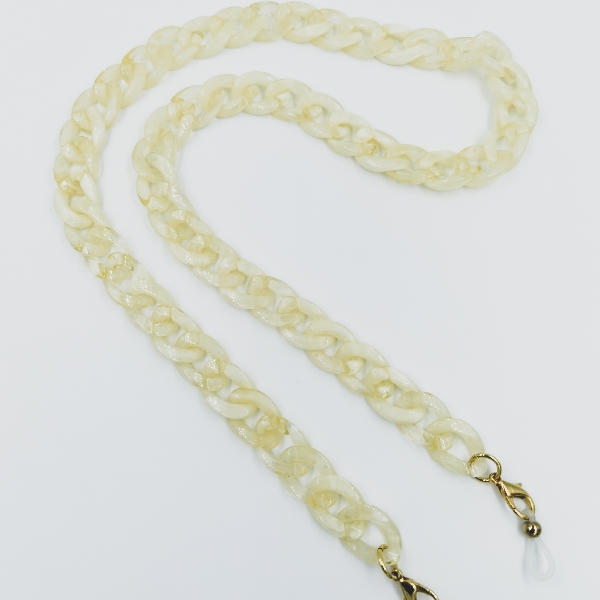 'Cream' acrylic chain